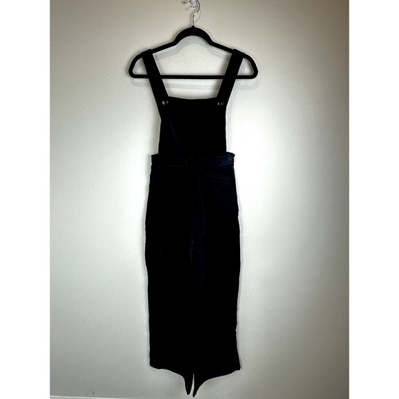 NWT Saint Geraldine Navy Suggs Cropped Corduroy Overalls XS